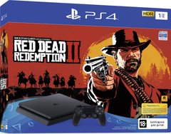 Sony PlayStation 4 Slim 1Tb (CUH-2208) + Red Dead Redemption 2, 1 ТБ