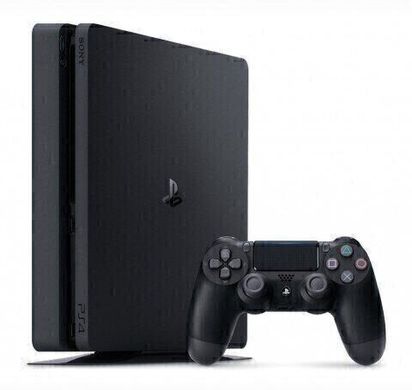 Sony Playstation 4 Slim 1Tb + Dualshock 4, Черный, 1 ТБ