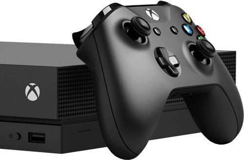 Microsoft Xbox One X 1Tb + FIFA 19, Черный, 1 ТБ