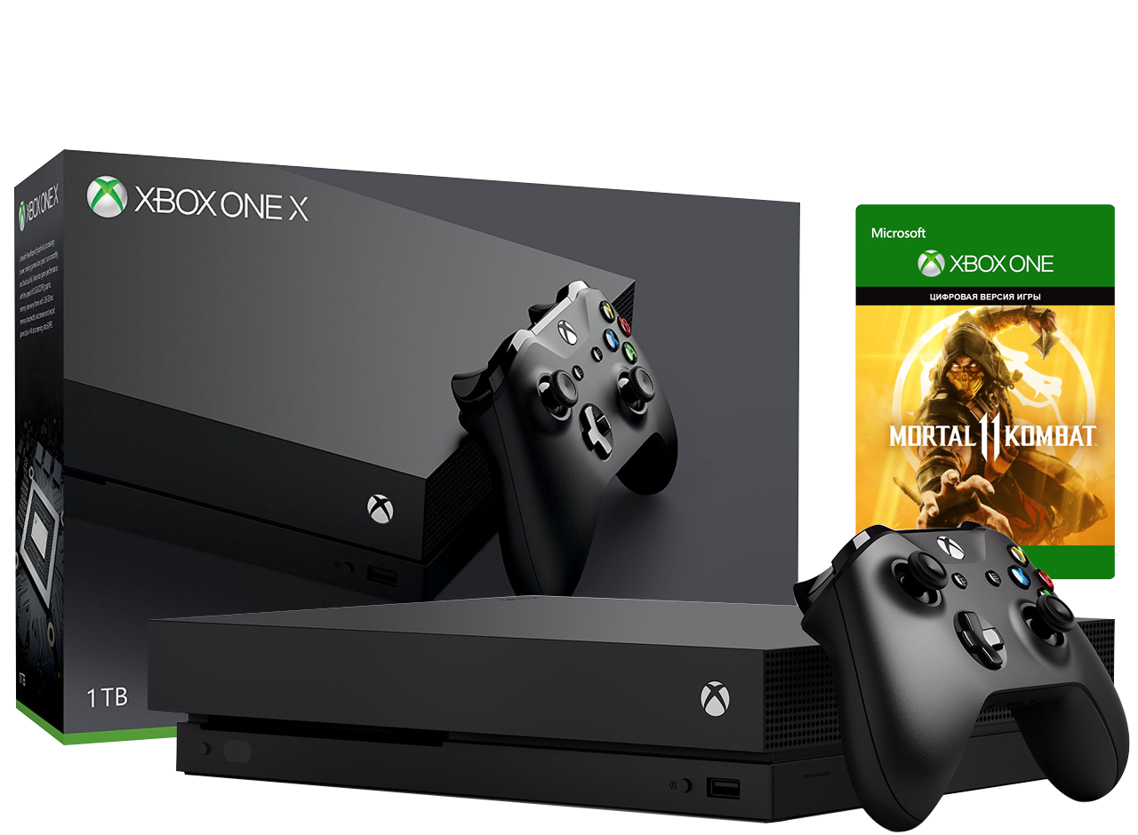 Microsoft Xbox One X 1Tb + Mortal Kombat 11 - PRISTAVKI — интернет-магазин  современных консолей, игр и акссессуаров