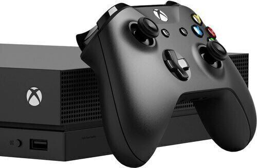 Microsoft Xbox One X 1Tb + Mortal Kombat 11, Черный, 1 ТБ