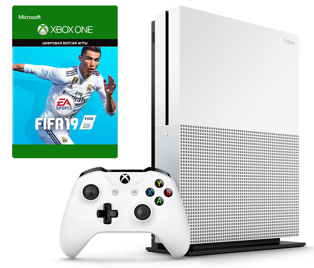 Microsoft Xbox One S 1Tb + FIFA 19 - PRISTAVKI — интернет-магазин  современных консолей, игр и акссессуаров