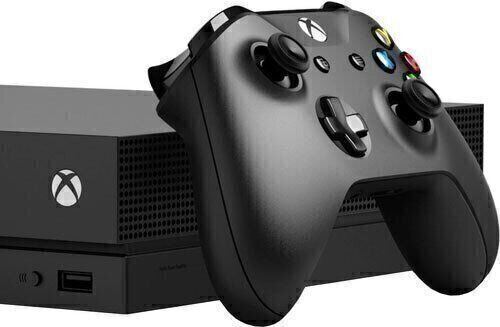 Microsoft Xbox One X 1Tb + Metro Exodus, Черный, 1 ТБ