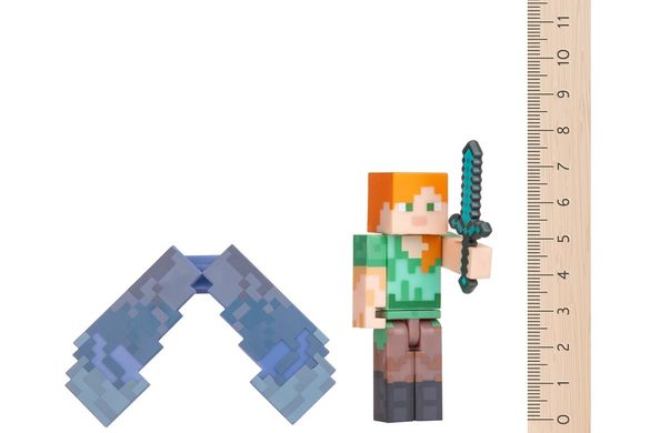 Minecraft Alex with Elytra Wings