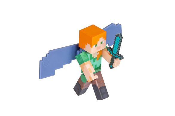Игровая фигурка Minecraft Alex with Elytra Wings