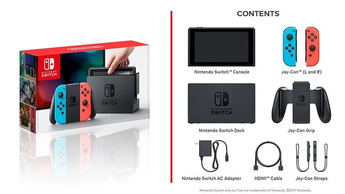 Nintendo Switch (Red/Blue)