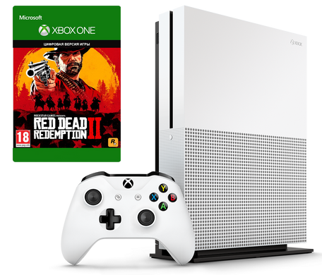Microsoft Xbox One S 1Tb + Red Dead Redemption 2