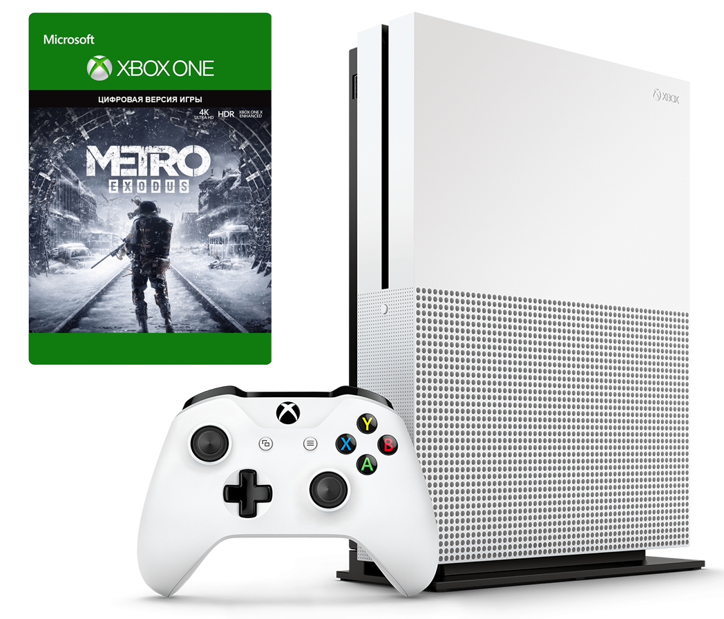 Microsoft Xbox One S 1Tb + Metro Exodus - PRISTAVKI — интернет-магазин  современных консолей, игр и акссессуаров