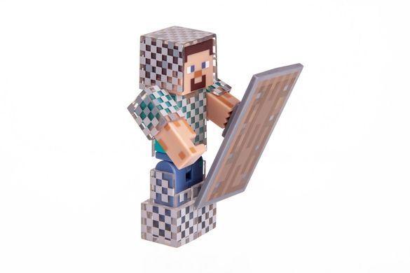 Minecraft Steve in Chain Armor