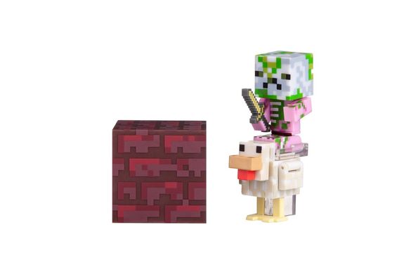 Игровая фигурка Minecraft Zombie Pigman Jockey